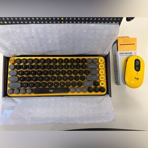 Logitech Pop Keys Mechanical Wireless Keyboard & Mouse
